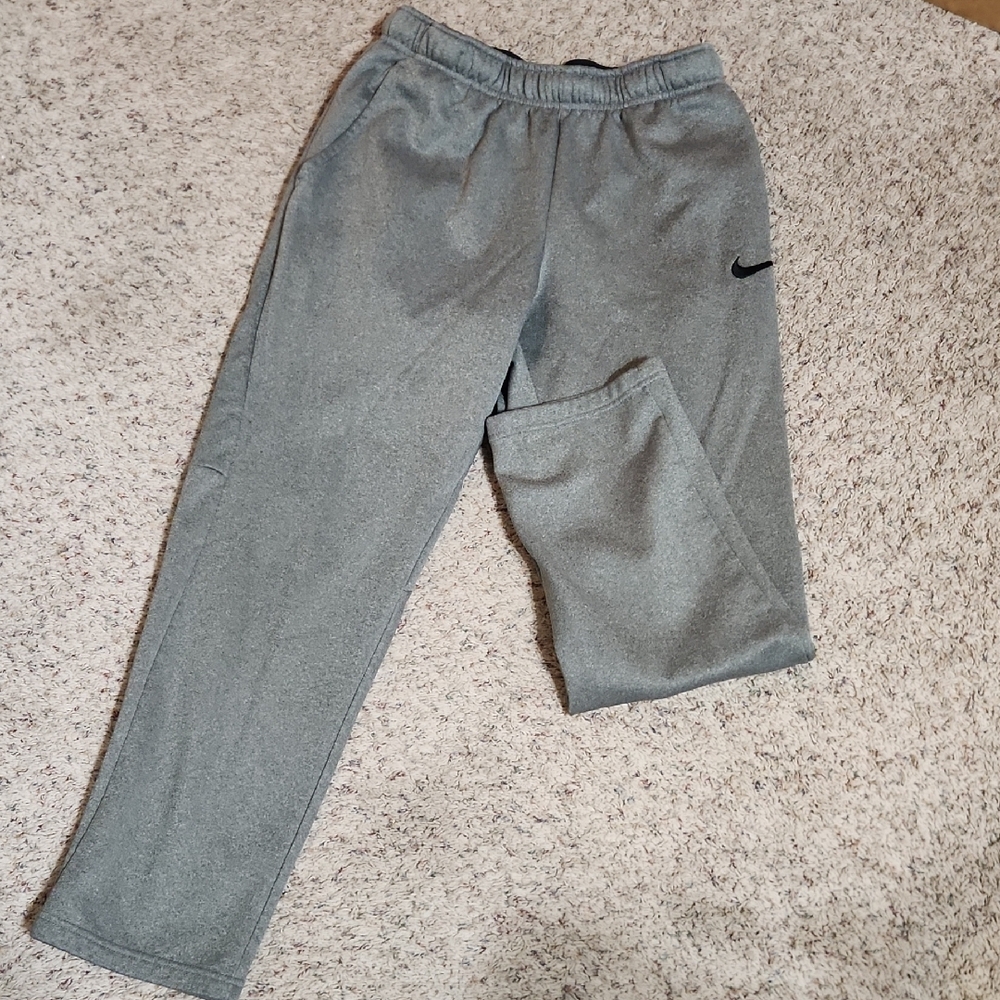 Nike Gray Sweatpants with Black Swoosh